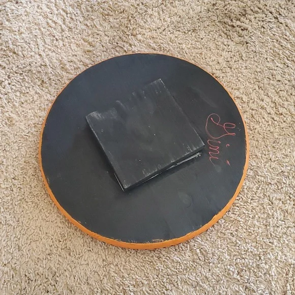 Southwestern Wild Horse Lazy Susan – 15” Hand-Painted Turntable for Rustic Decor - Picture 5 of 7